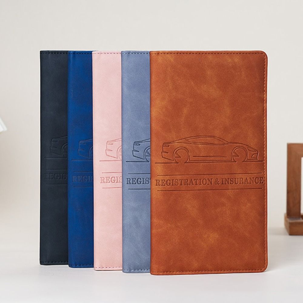 Leather Passport Cover - Card Holder PU Leather Passport Bag