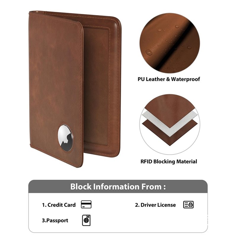 ABRT-Passport Holder With RFID - Leather Passport Cover 评论和价格