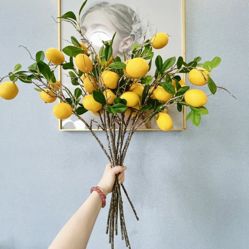Green Leaves Artificial Lemon  - Quiet Luxury Lifestyle 评论和价格