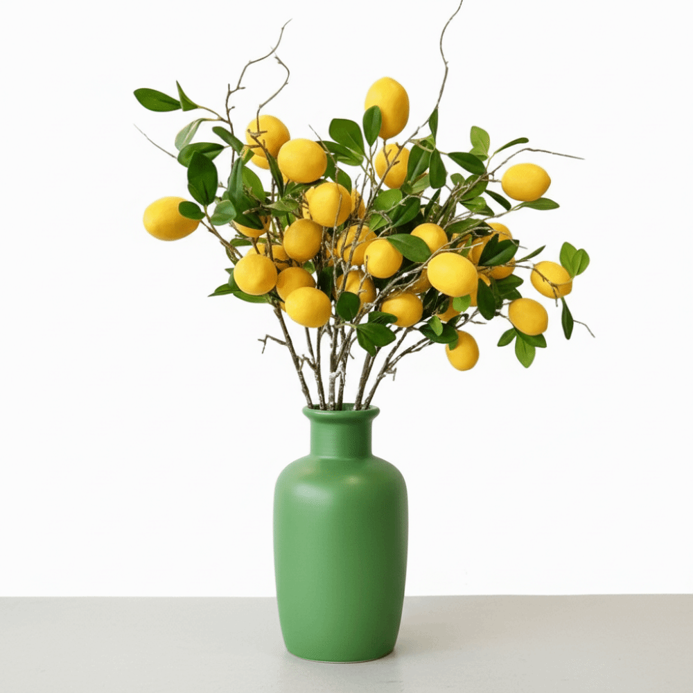 Green Leaves Artificial Lemon  - Quiet Luxury Lifestyle 评论和价格