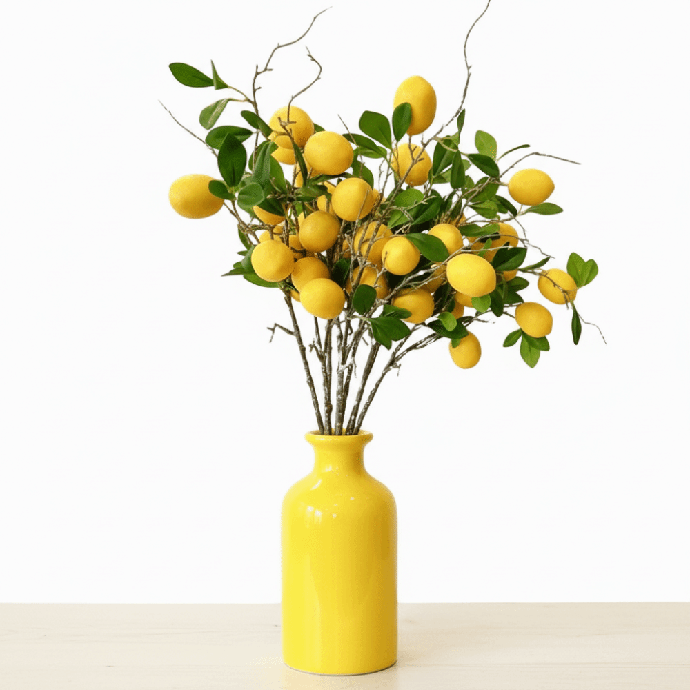 Green Leaves Artificial Lemon  - Quiet Luxury Lifestyle 评论和价格