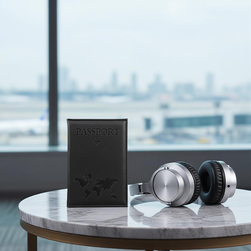 PU Leather Passport Holder Scr - Leather Passport Cover 评论和价格