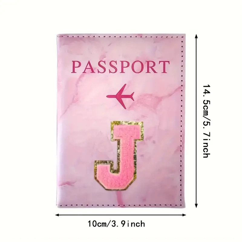 Pink PU Leather Passport Holde - Leather Passport Cover 评论和价格