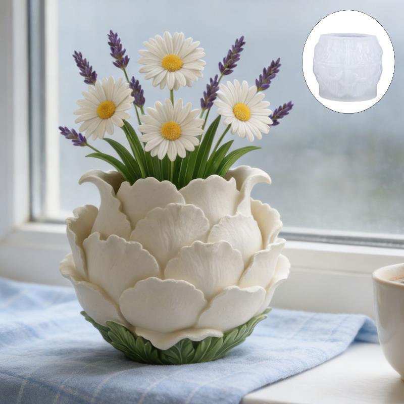 3D Handmade Peony Flower Pot S - Quiet Luxury Lifestyle 评论和价格