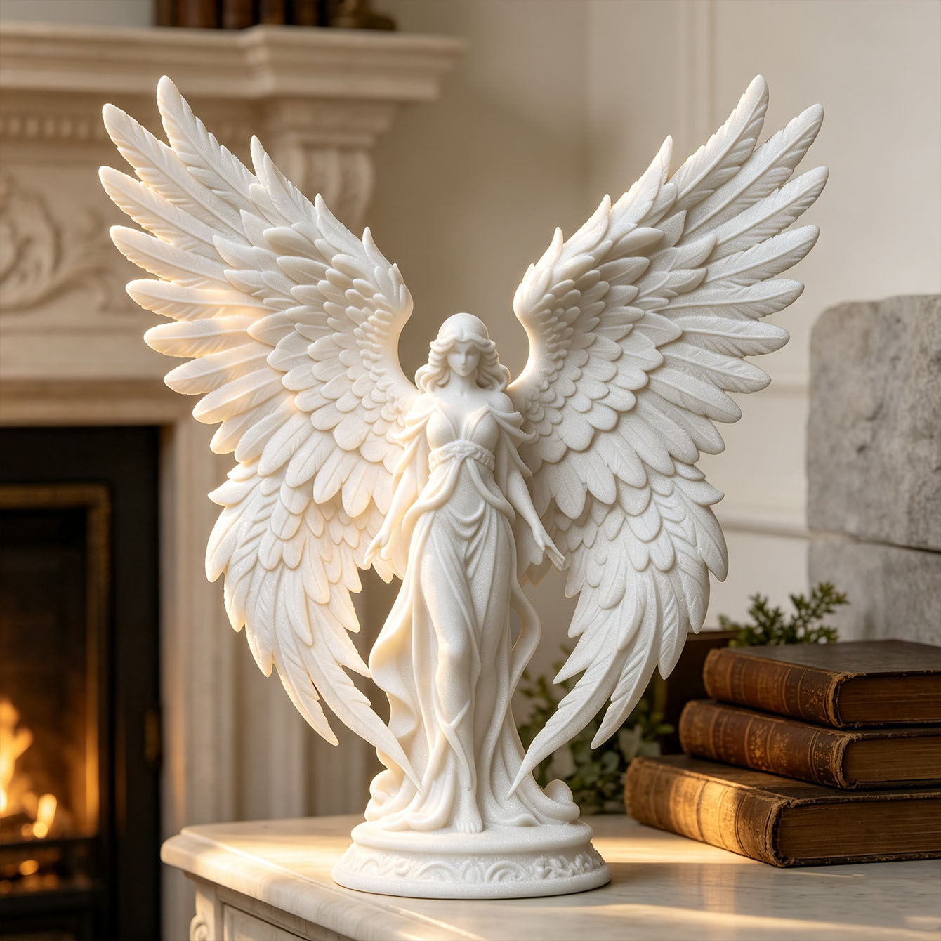 Light Luxury 3D Printed Angel  - Quiet Luxury Lifestyle 评论和价格