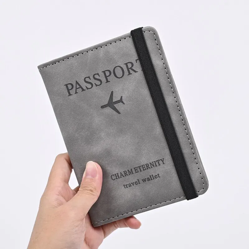 Men PU Leather Wallet Travel P - Leather Passport Cover 评论和价格